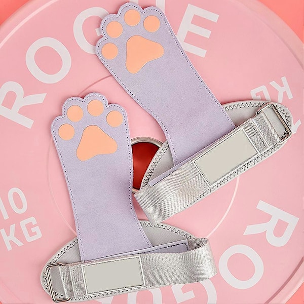 Hantelremmar i Hundtassform, Professionella, Halksäkra, Handledsband, Fitness, Handskydd för Kvinnor [DB] Pink