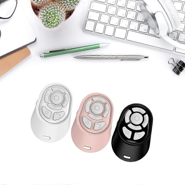 Trådlös Powerpoint Presentation Fjärrkontroll PPT Flip Pen Peka Laser [db] White