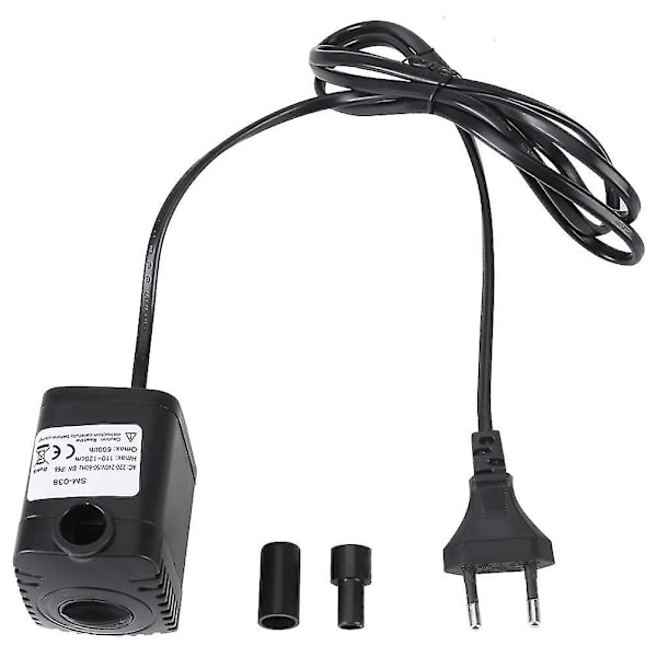 Nedsænkelig vandpumpe til fiskedam, akvarium, tank, springvand - Mini og ultra-stille (EU 220V) [db]