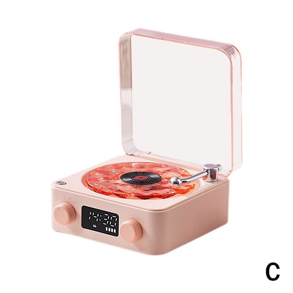 Waves Vinyyli soitin, 2024 Uusi Bluetooth Vinyylilevy Soitin Waves, Neljä Tilaa {Db} Pink