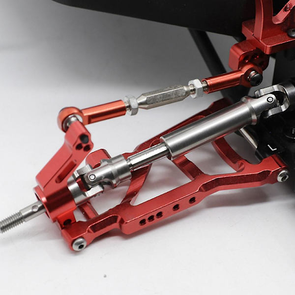 4 kpl Metalli Ruostumaton Teräs Vetoakseli Cvd 1/10 Traxxas Slash Stampede Vxl 4wd Rc Auto Päivitys P [DB] Silver