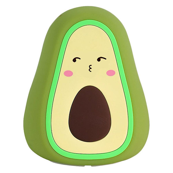 1 Set Av Sänglampor Dekorativa Avocado-formade Lampor Rum Usb-lampa [DB] Green 13X11CM