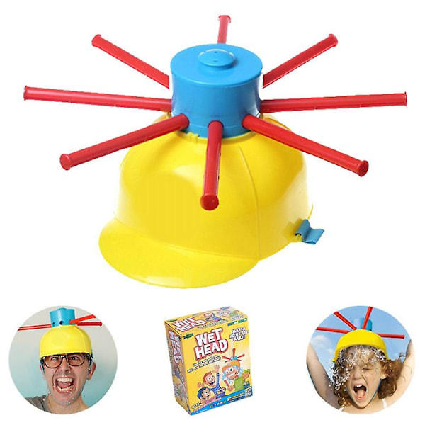 Wet Water Challenge Cap Lek i Vatten Brädspel Partyspel Straffrekvisita Hatt Skämt Leksak Party Sp [Db] yellow