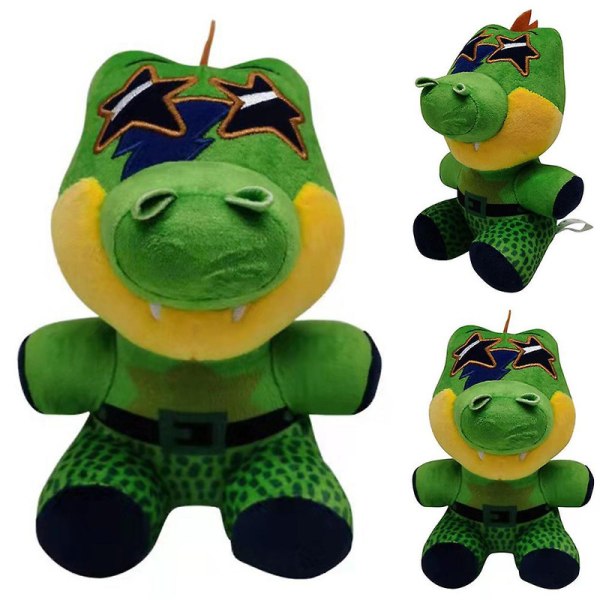 Five Nights At Freddy's Montgomery Gator Plyschleksak för samling, Security Breach Fnaf Gosedjur Present till pojke flicka [DB]