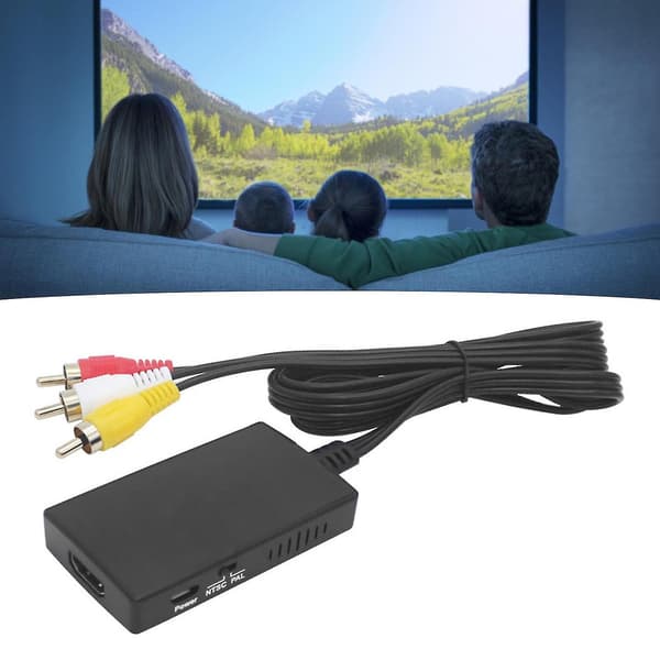Videokonverter HD-kompatibel hurtig transmission Plug & Play HDMI-kompatibel til AV digital til analog
