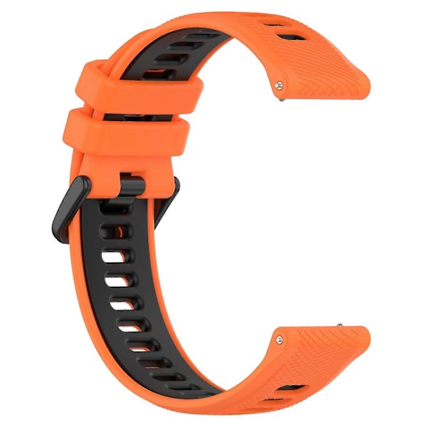 Silikoninen kellonranneke Garmin Forerunner 965/255/Vivoactive 4/Venu 2 -kelloon 22mm, kaksivärinen [db] Multicolor Style B
