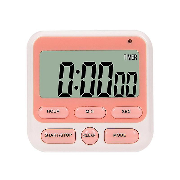 Digital Köktimer - Bakning, Pizza, Nedräkning, Alarm {Db} Pink