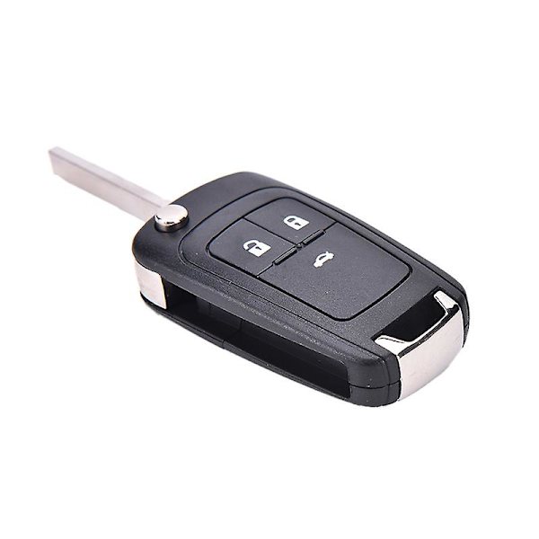 Fällbart 3-knappars fjärrnyckelskal fodral nyckelskydd för Chevrolet Cruze DB