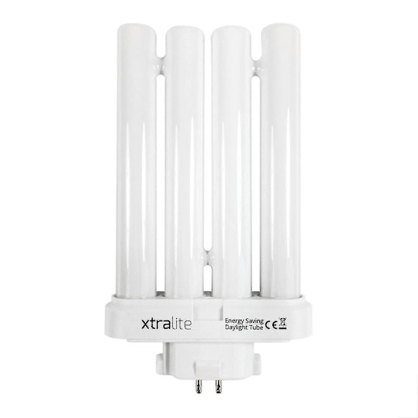 Xtralite 27w dagslys erstatningslyspære for leselamper med høy synlighet, 4-pin Gx10q-4 Quad Tube (6500k) [DB] Single Pack