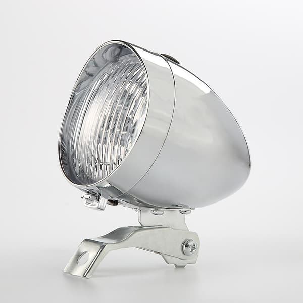 3 LED 2 moduser Sykkel Frontlys Lampe Hodelykt Vintage Lommelykt By [db] Silver