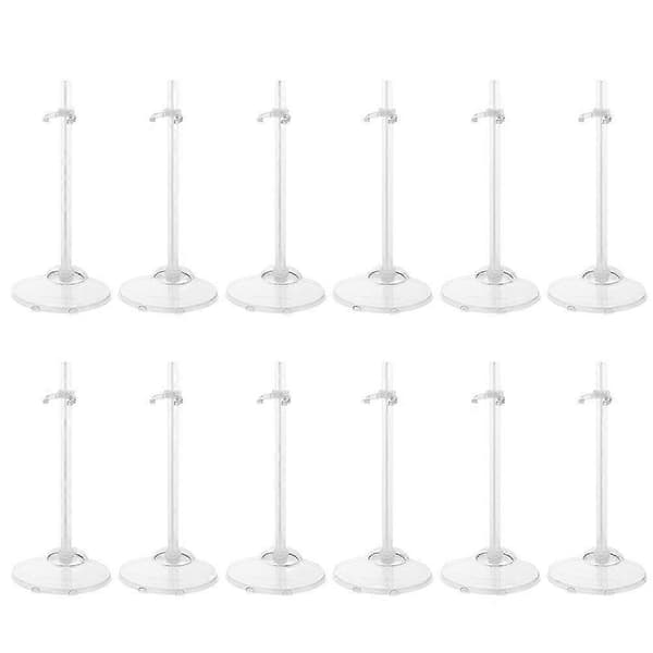 12 st Dockställ Actionfigur Display Organizer Dockstöd Dockdisplayfäste Dockhållare [db]