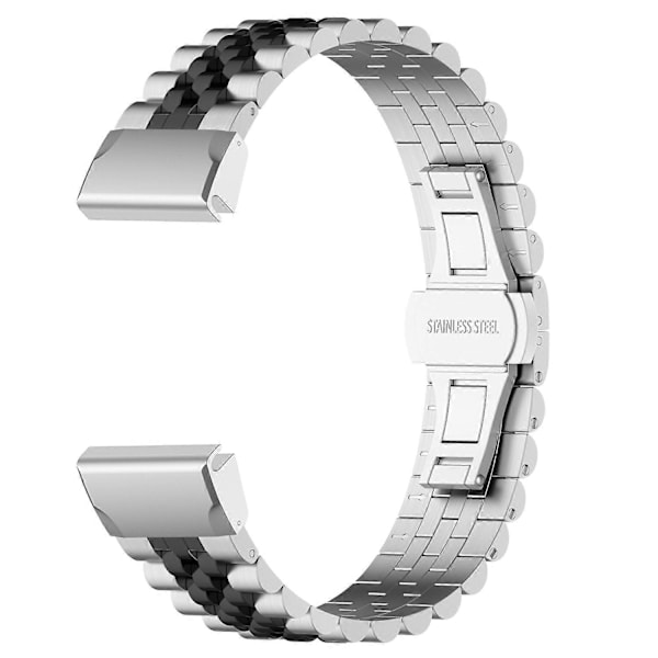 Urrem i rustfrit stål med 5 perler til Garmin Fenix 7S/6S/5S, udskiftningsarmbånd med værktøj [DB] Multicolor Style A