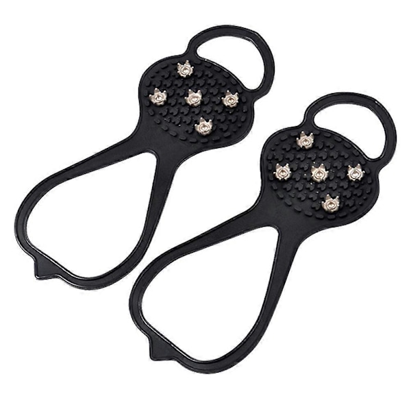 1 Par Barnestøvler med Pigger for Vintervandring Sikkerhetssko Grips på Is Snø for Jenter og Gutter db