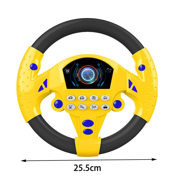 Simulation Driving Car Toy Steering Wheel Kids Baby Interactive Toys Gift [DB]