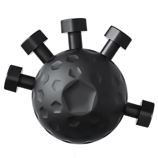 Handgreppstränare Fingerövningsredskap Stressboll Handledstränare [db] black