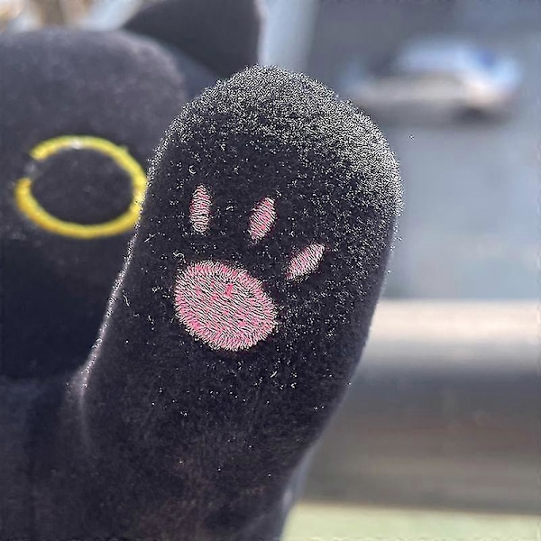 Lång Svart Katt Lång Katt Kudde Lång Katt Kudde Katt Sovkudde Sängkudde [DB]