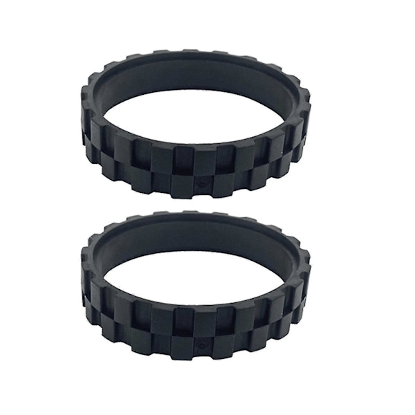 6 st Däckskal för Roborock S5/t6/t7 Tillbehör Xiaomi Gående Hjul (bäst) [db] black