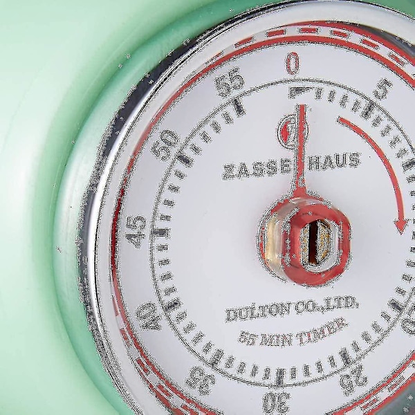 Magnetisk Retro Køkken Timer, Klassisk Mekanisk Koge Timer DB Mint Green