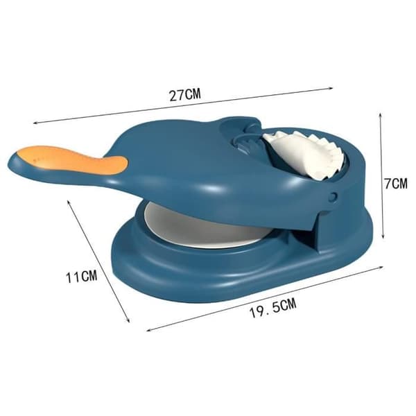 Ravioliform - 2 i 1 - Dumpling Maker - Plastik - Blå