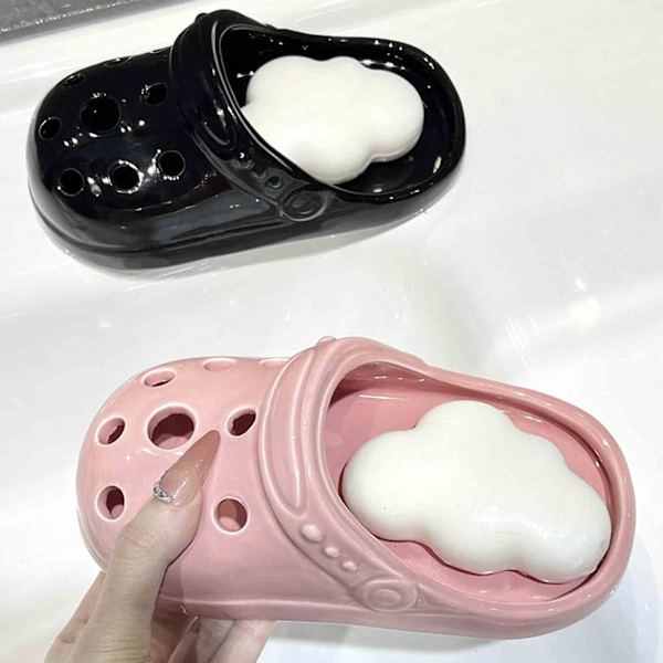 Sjove Crocs Askebægre Pynt Crocs Keramik Askebægre Sjove Anti-Fly Aske Pynt, 50% Tilbud {Db) black