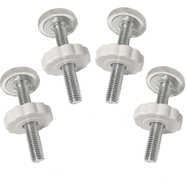 4 st tryckmonterade babygrindar gängade spindelstänger Walk Thru Gates tillbehör skruv bultar kit passform A db