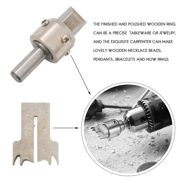 13 st ringborrset, träringborr träringtillverkare stålträpärlborr för gör-det-själv