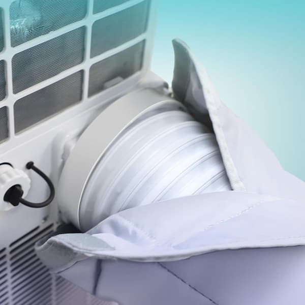 AC Isolerat Slangskydd | Elastiskt Justerbart Dammtätt Ventilationsskydd, Luftkonditioneringsslanghylsa | för Hem, Sovsal, Kontor, Lägenhet, Sovrum Interface Set