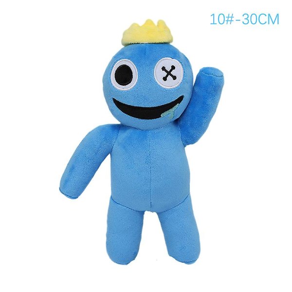 Rainbow Friends gosedjursleksaker Blue Monster Mjuk plyschdocka för barnfans [DB] Blue 10