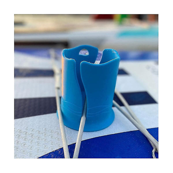 2 stk. Paddleboard drikkeholder, kajak drikkeholder, sup paddleboard kopholder, reb fastgjort drikkeholder [db] Blue