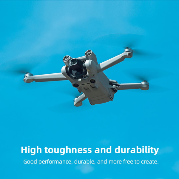 16 stk propellerudskiftning til Dji Mini 3 Pro fjernbetjening dronetilbehør A [DB] silver 4pcs