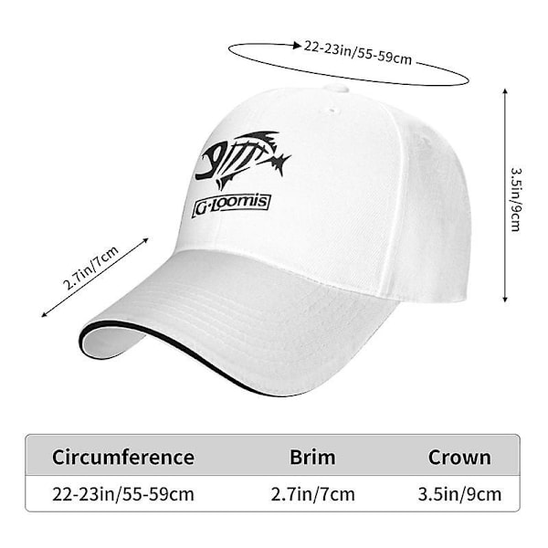Cool Gloomis Flugfiske Keps Herr Dam Personlig Justerbar Unisex Pappa Hatt Vår [DB] Gray Baseball Cap