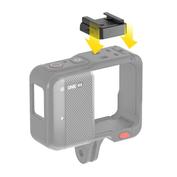 Cold Shoe Adapter Standard Mount til 360 ONE RS Flash Speedlite [Db]