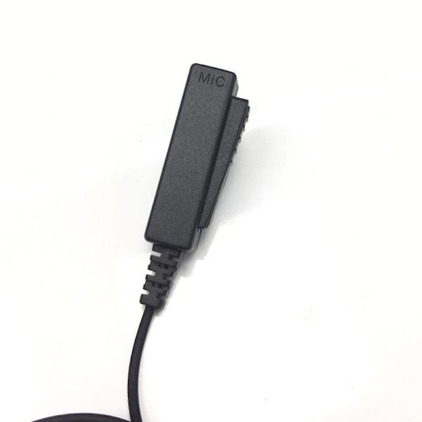 Ilmaputki-kuulokemikrofoni GP328Plus GP344 GP388 GP328-Plus F22 F25 W5 db Black