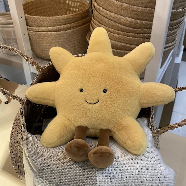 2023 Ny morsom sol og måne plysjleke hjemmedekorasjon julegave [DB] sun 30-35cm