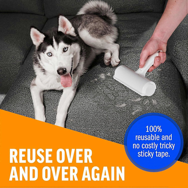 Chom Chom Rulle Fjerner Dyrehår og Gjenbrukbar Lo-rulle - ChomChom Katte- og Hundehårfjerner for Møbler, Sofa, Teppe, Klær og Være [db]
