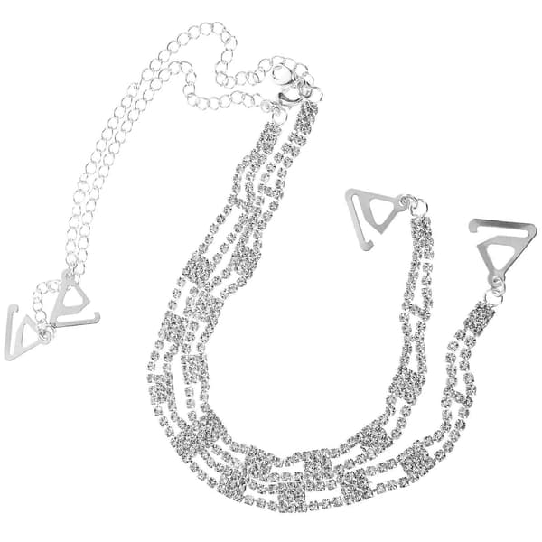 BH-stropp erstatning Rhinestone Metall Dekorative BH-stropper 1Par[DB]