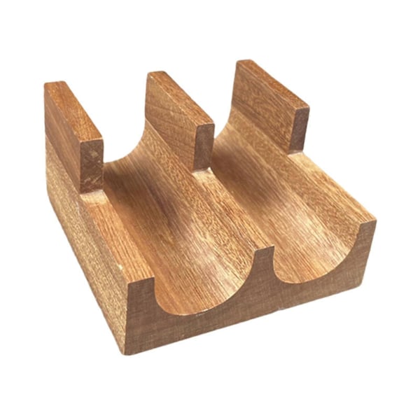 Sushi-hållare i trä, Sushi Serveringsfat, Serveringsfatställ, Taco Rack Bricka för Restaurangsamlingar [db] Wood 2 Grid