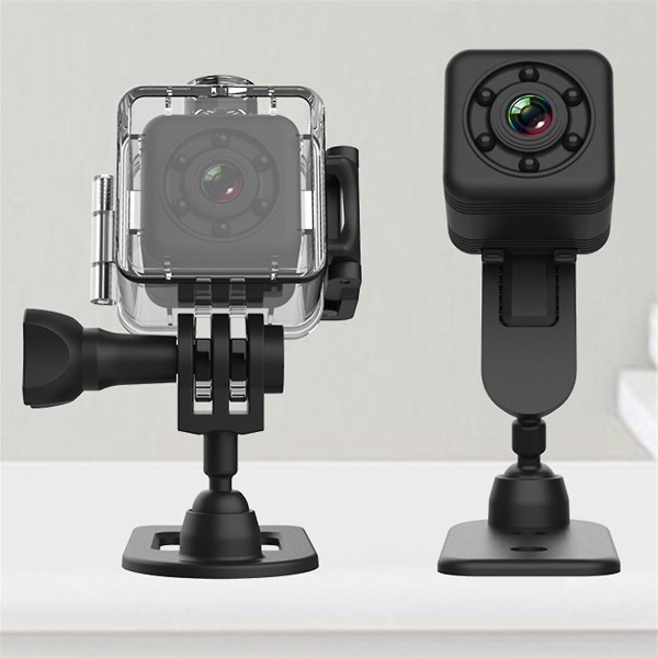 Minikamera med vandtæt dæksel Hd Smart Night Vision Indendørskamera Sikkerhedsfjernvisningskamera