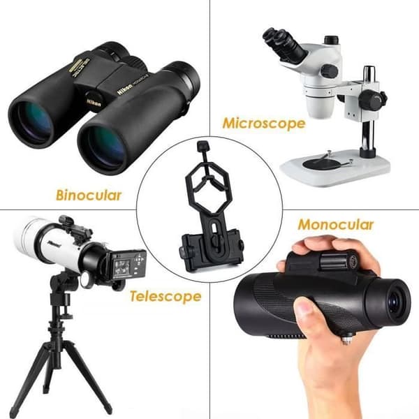 Kikkerter, teleskoper og optikk Surplex Universal bærbar smarttelefon digiscoping-adapter for teleskop, mon 2793[DB]