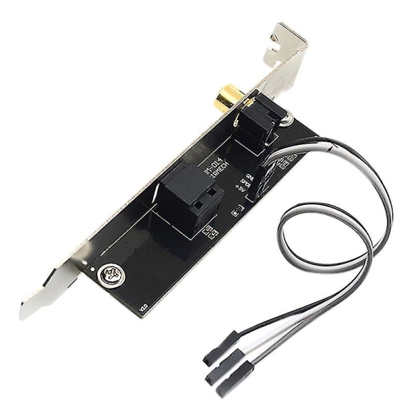 24bit 192khz datterkort Spdif optisk og Rca utgangsplate kabelbrakett digital lydutgang