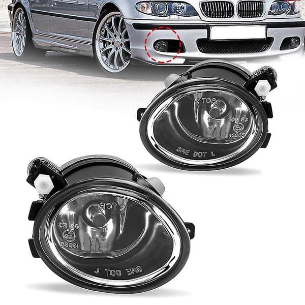 Tåkelyssett for E46 M3 2002-2006 Front Bumper Tåkelampe for E39 M5 2001-2003 63177894017 631 Db