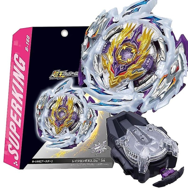 Cht Box Set B-168 Rage Longinus Superking B168 Spinning Top Med Spark Launcher Box Barneleker For Barn db Ripcord Set