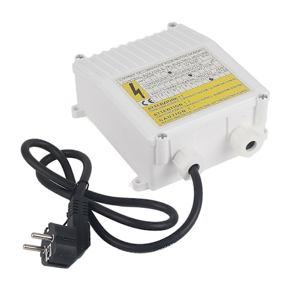 1.5KW 2HP Syväkaivopumppu Uppopumpun Ohjausrasia - Sisäänrakennettu Lämpösuoja, EU Pistoke 220V [DB]
