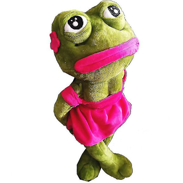 45cm Børns sjove plysdyr kedelig frø plys bamser sjove kedeligt ansigt plys tegneserie kedelig pepe frø bamser til børn fødselsdag gave legetøj [DB] mather