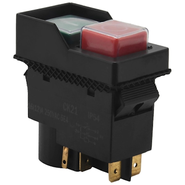 Elektrisk På Av Strömbrytare För BELLE Minimix 140 150 Cement Betongblandare 240V [DB] black  red  green