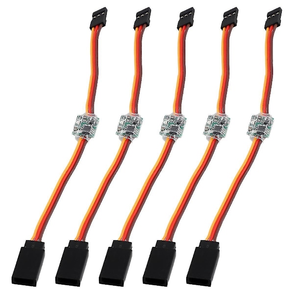 5 kpl Universaali 3.6V-24V 5A Servon Signaalin Kääntäjä RC-Servolle JR-Lentokoneelle V-Häntä [DB]