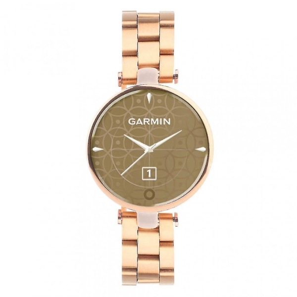 Adjustable Rose Gold Metal Watch Band Bracelet For Garmin Lily