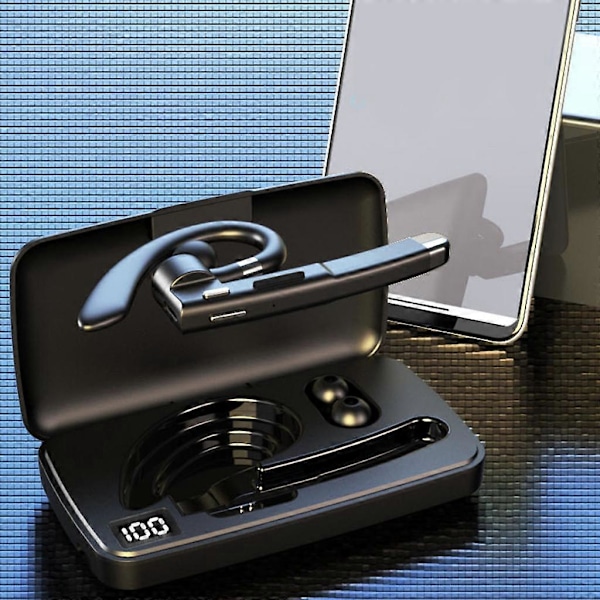 YYK520 Høretelefon Håndfri Business Headset Mini Ørepropper med Mikrofon til Kørsel [db] B YYK520-flagship version
