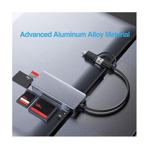 Usb 3.0 Multifunktionskortläsare //sd/tf-kort 5 i 1 Usb-kortläsare 5gbps för PC Laptop Accessori