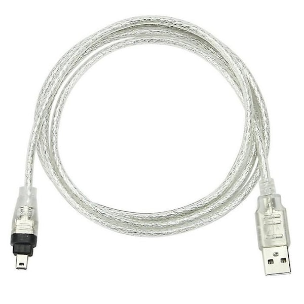 USB Han til Firewire IEEE 1394 4-polet Han iLink Adapterkabel til SONY DCR-TRV75E DV (FW-037) {DB}
